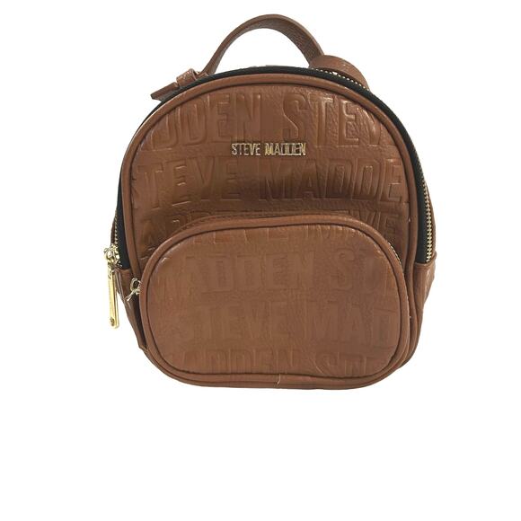 Steve Madden Mini Brown Backpack - Picture 1 of 5